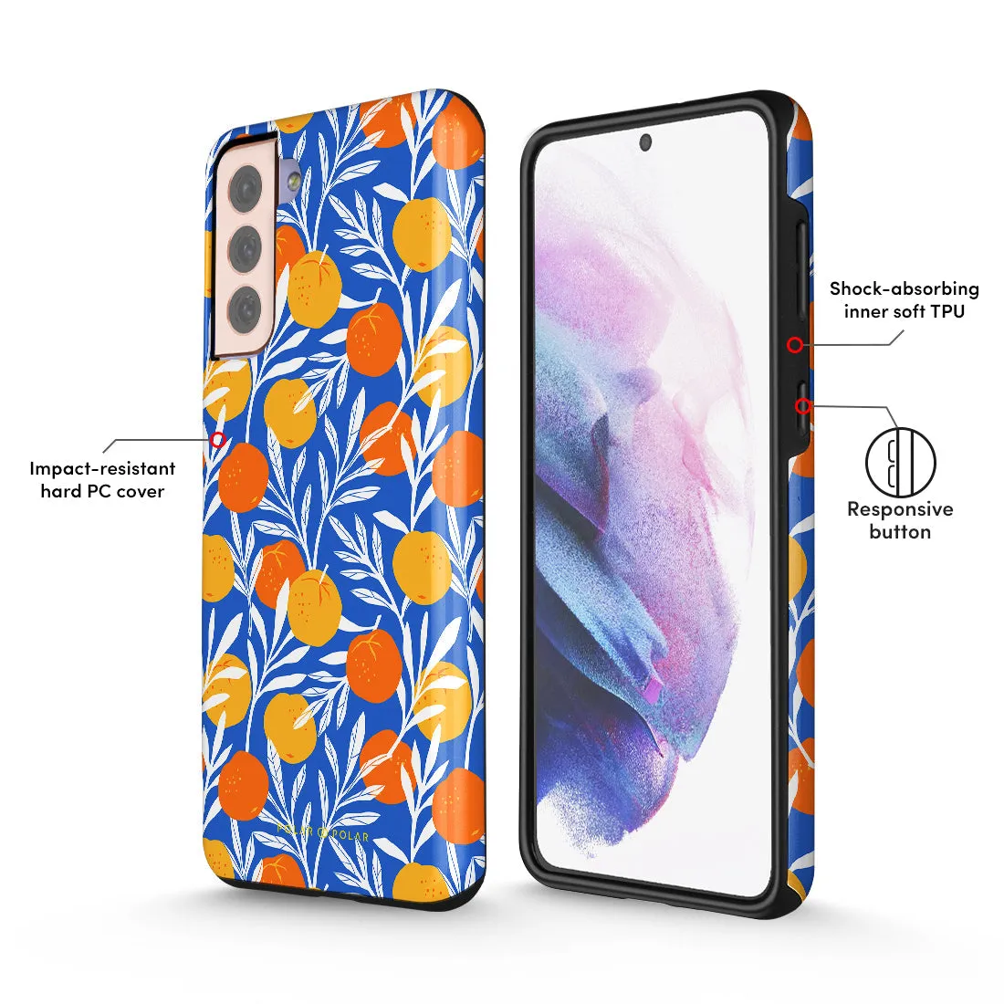 Summer Tangerine - Samsung Galaxy S21 Plus 5G Case