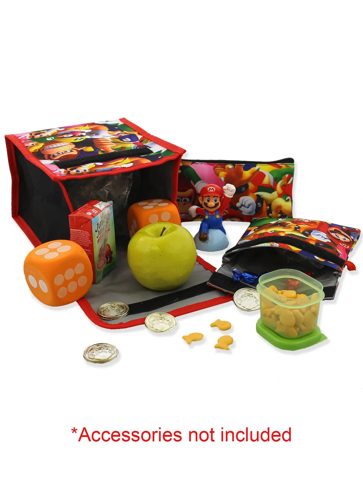 Super Mario 16" School Backpack Set