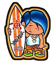 Surfer Boy Decal