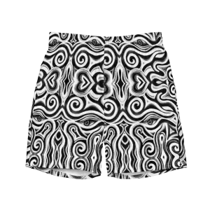 Swim Trunks ( Secret Internal Pocket)- "Time Travel" Design