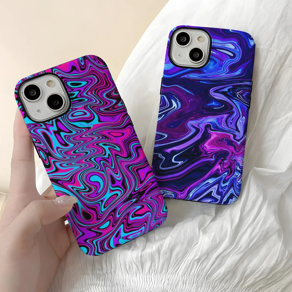 Swirl Pattern Protective Phone Case