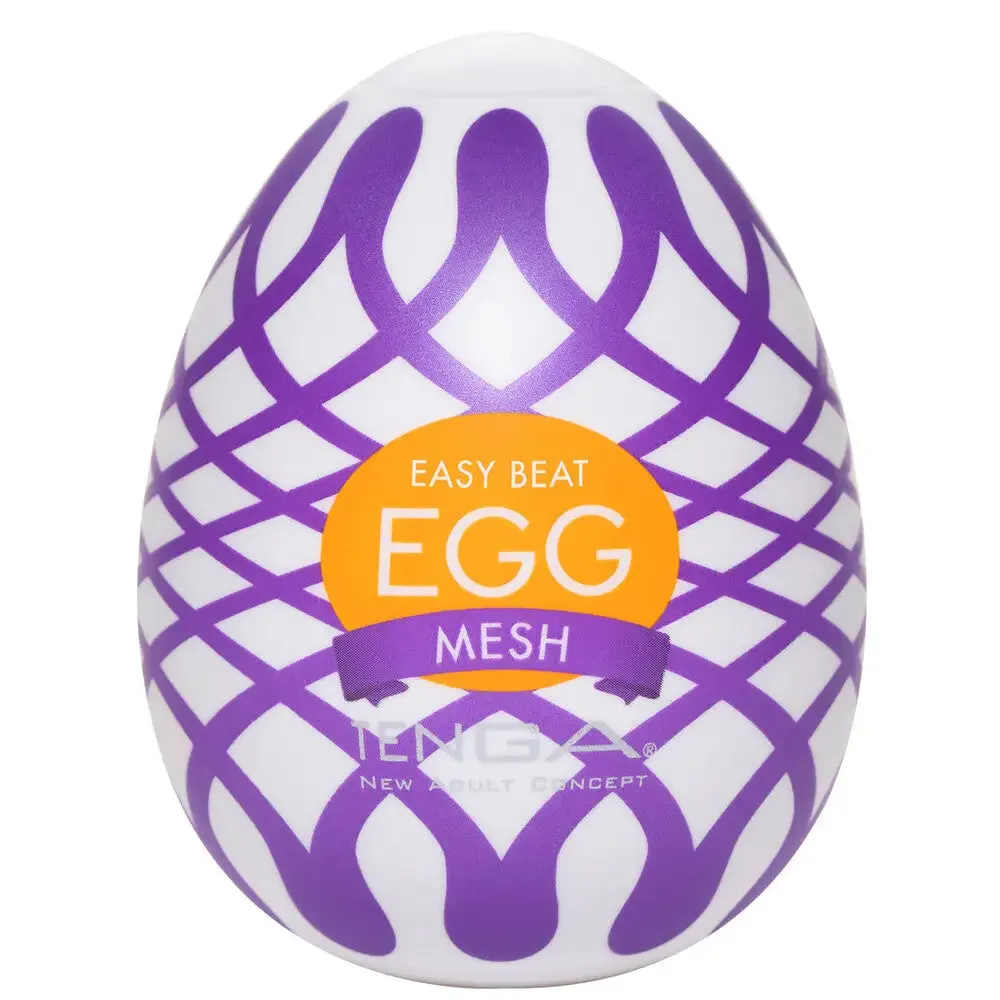 Tenga Mesh Silicone Clear Egg Masturbator