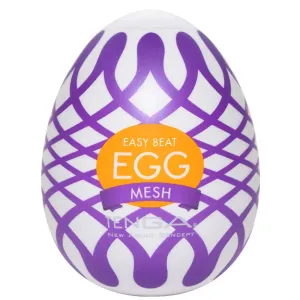 Tenga Mesh Silicone Clear Egg Masturbator