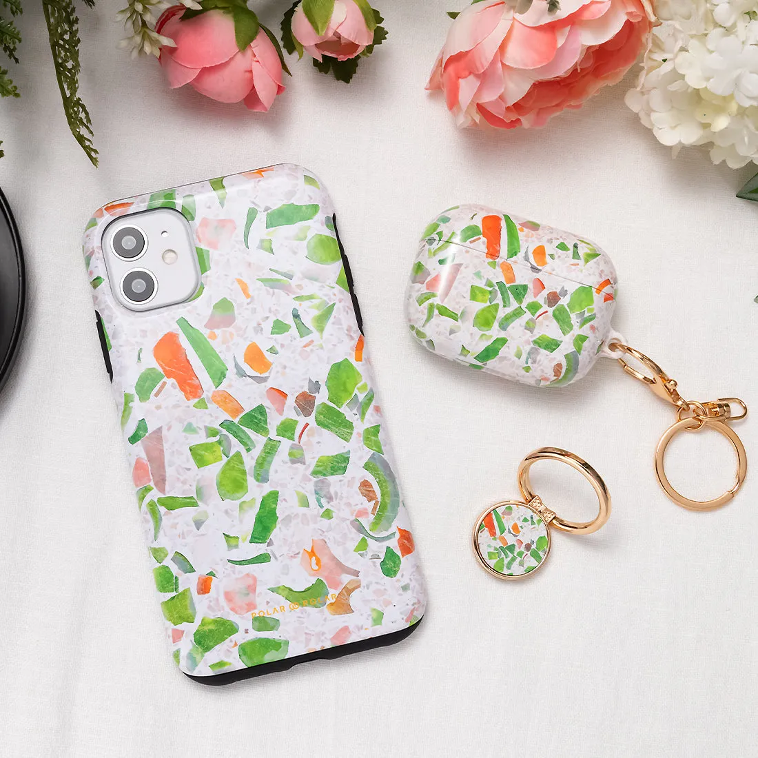 Terrazzo Green Custom - Samsung Galaxy S21 Plus 5G Case
