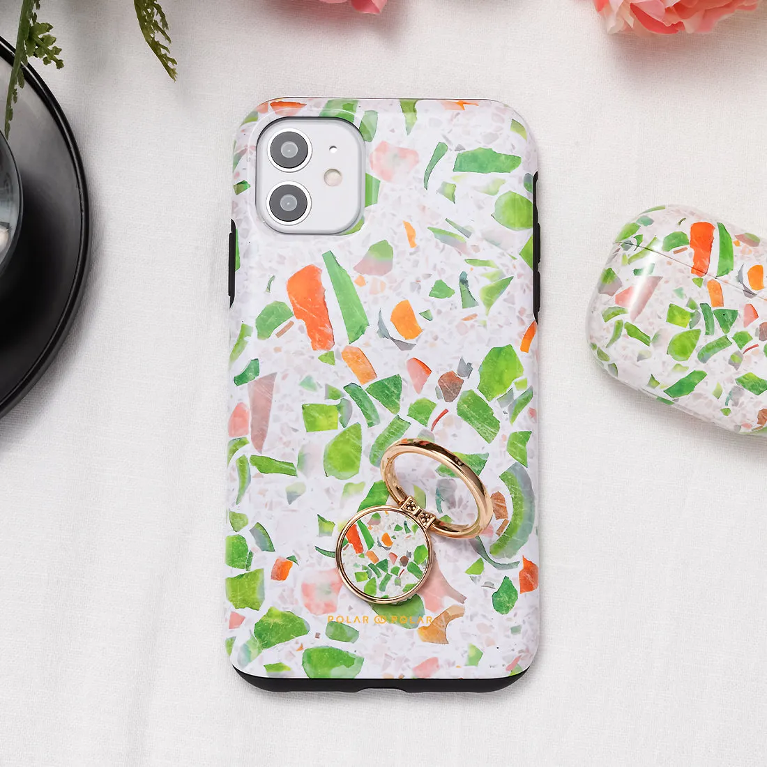 Terrazzo Green Custom - Samsung Galaxy S21 Plus 5G Case