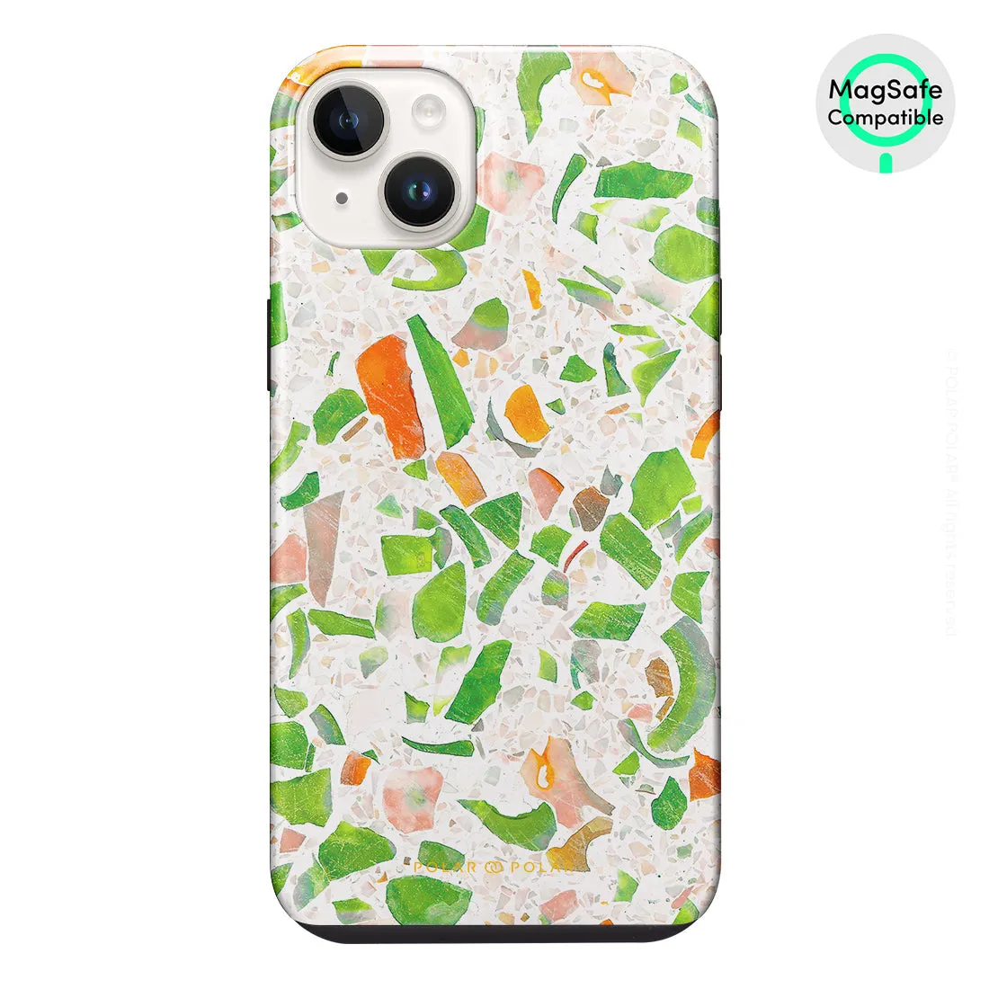 Terrazzo Green - iPhone 14 Plus Case