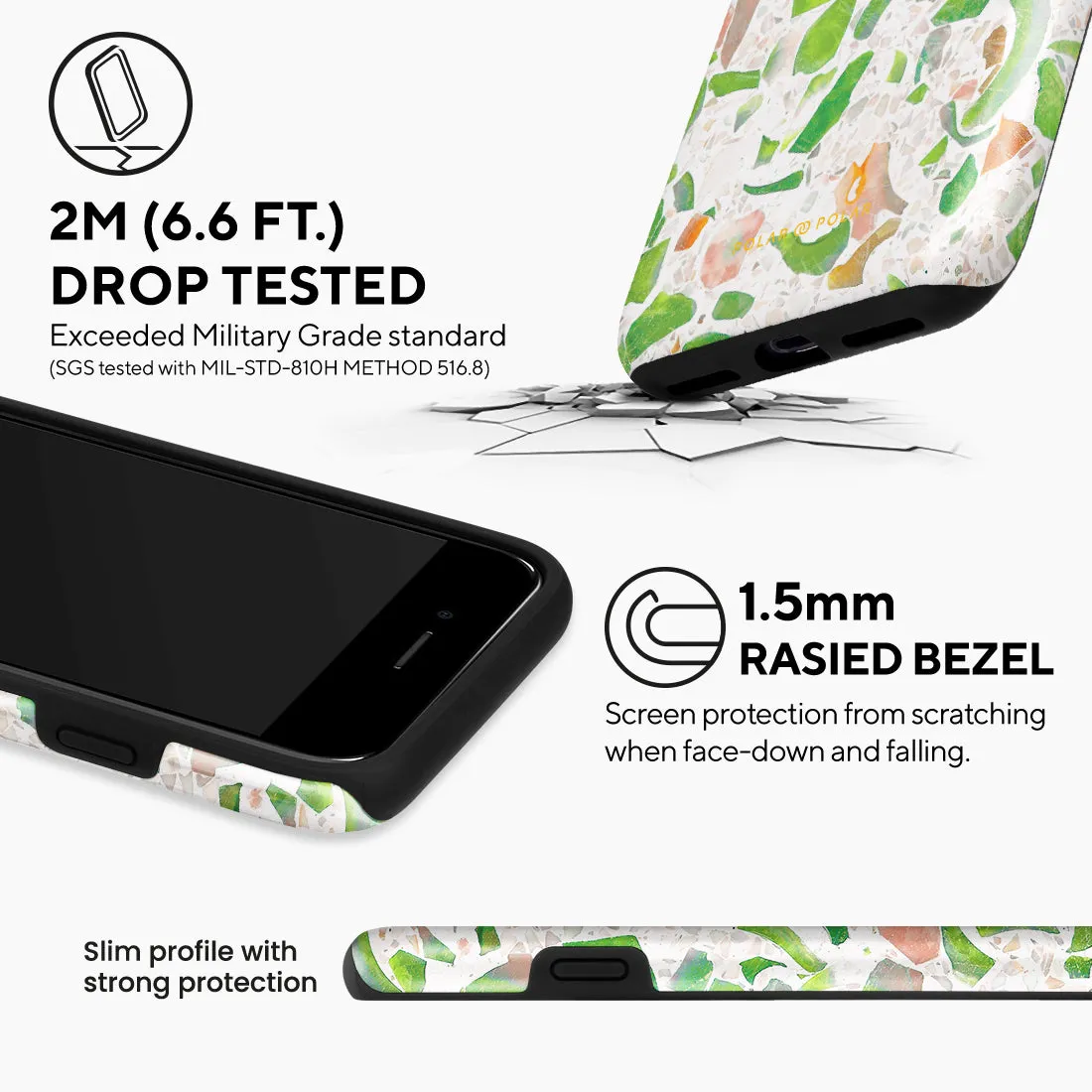 Terrazzo Green - iPhone SE3 / SE2 / 8 / 7 Case