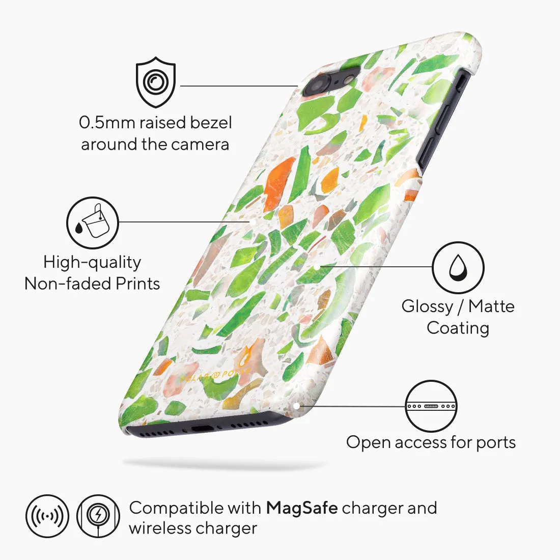 Terrazzo Green - iPhone SE3 / SE2 / 8 / 7 Case
