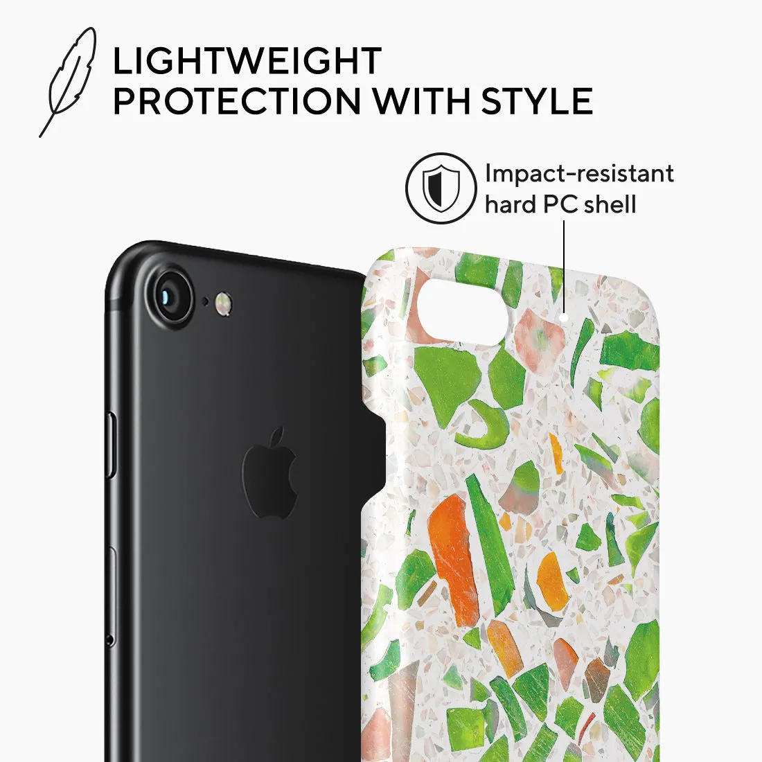 Terrazzo Green - iPhone SE3 / SE2 / 8 / 7 Case
