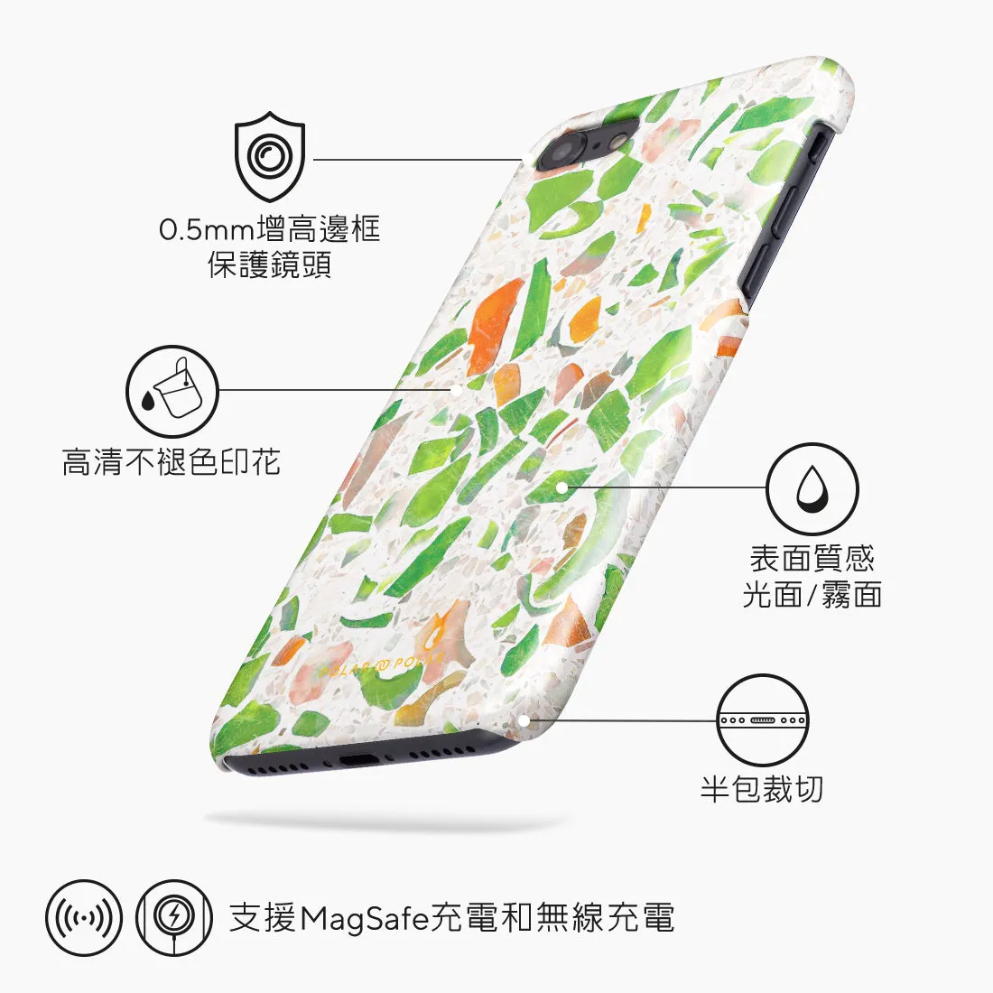Terrazzo Green - iPhone SE3 / SE2 / 8 / 7 Case