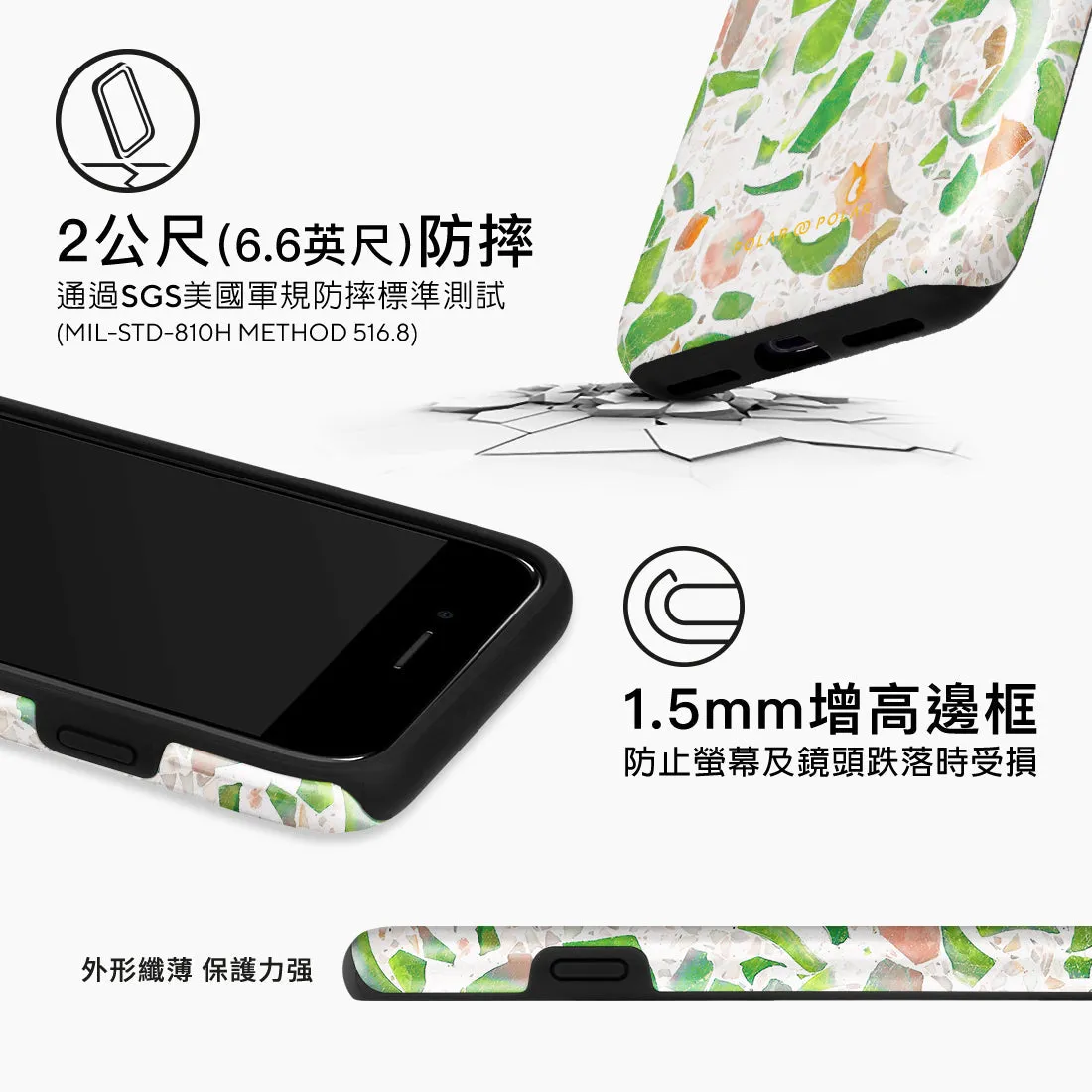 Terrazzo Green - iPhone SE3 / SE2 / 8 / 7 Case