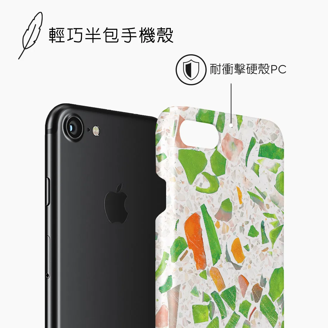 Terrazzo Green - iPhone SE3 / SE2 / 8 / 7 Case