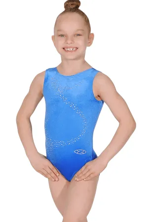 The Zone Comet Sleeveless Smooth Velour Leotard