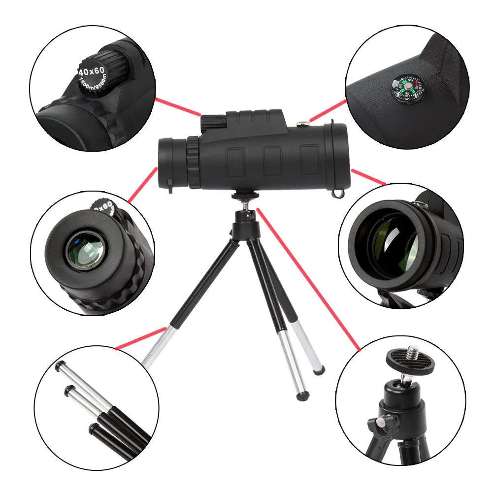 ThinkZoomy™ 40x Zoom Telephoto HD Camera Lens for iPhone, Samsung and Android Smartphones