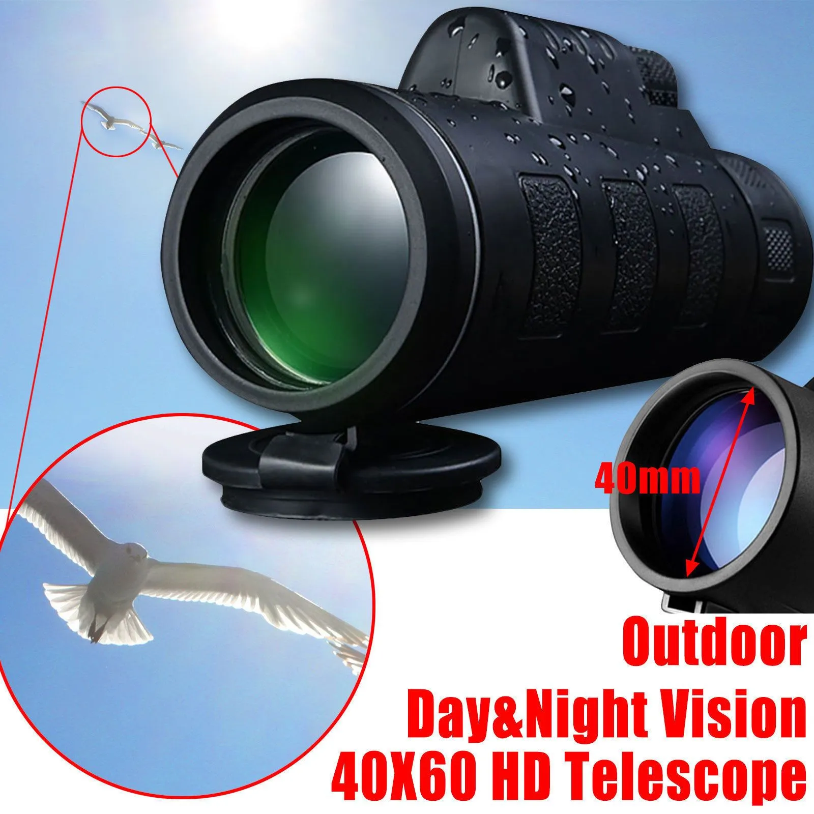 ThinkZoomy™ 40x Zoom Telephoto HD Camera Lens for iPhone, Samsung and Android Smartphones