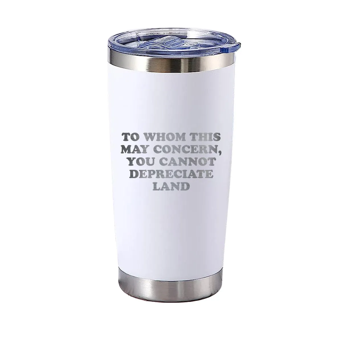 To Whom This May Concern, You Cannot Depreciate Land Trust But Verify Tumbler