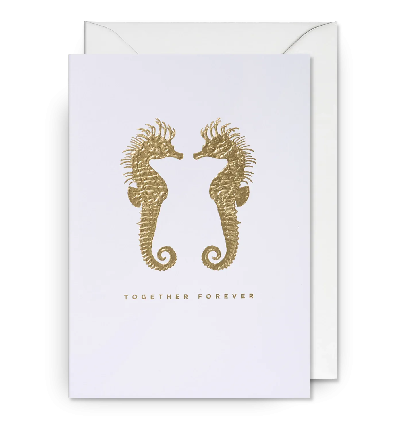 Together Forever Foiled Seahorses