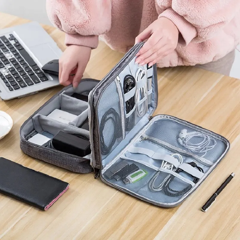 Travel Cable & Electronics Organizer