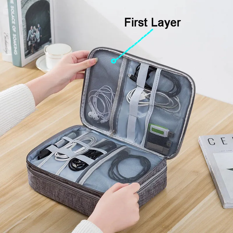 Travel Cable & Electronics Organizer