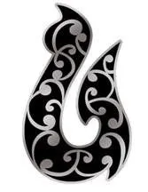 Tribal Fish Hook Decal