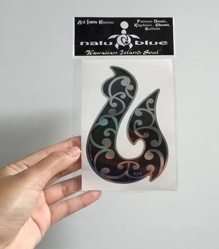 Tribal Fish Hook Decal