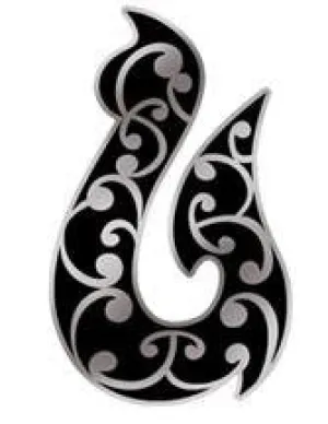 Tribal Fish Hook Decal