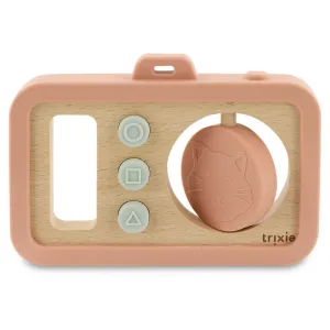 TRIXIE Wooden silicone baby camera - Mrs. Cat