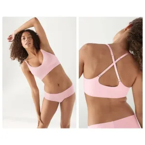 TRUE &amp; CO. Triangle Convertible Strap Bralette (S)