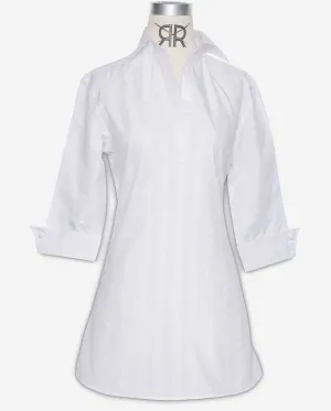 Tunic - White Jacquard