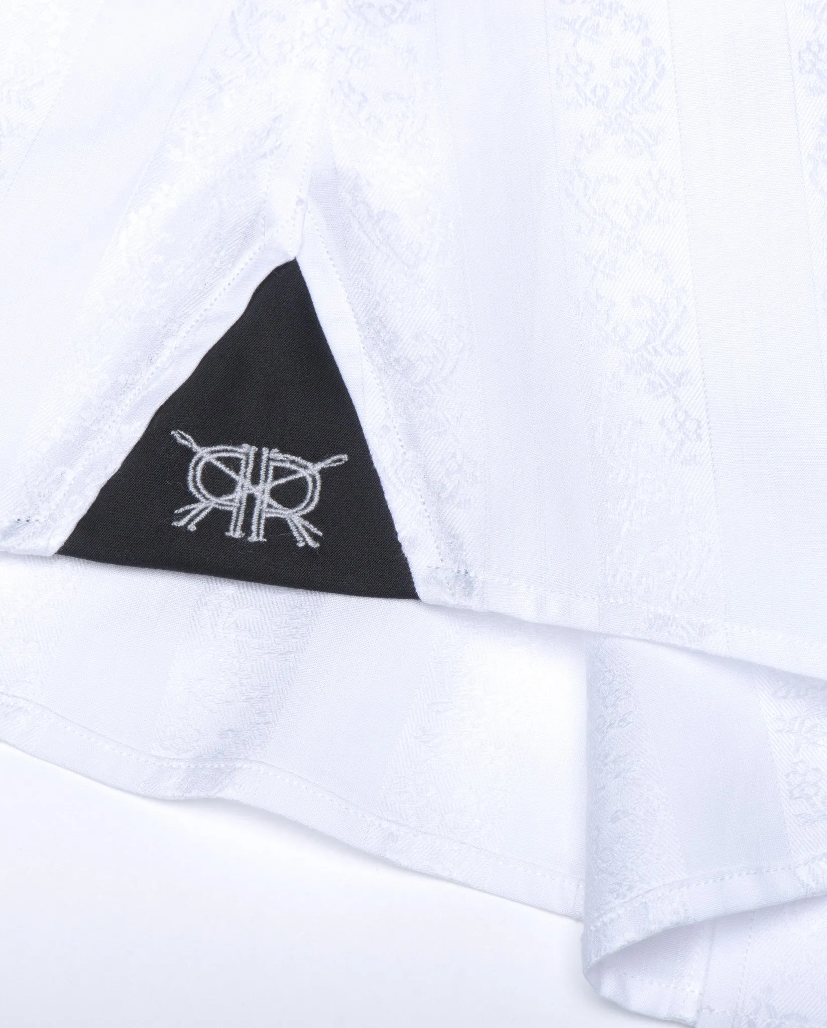 Tunic - White Jacquard