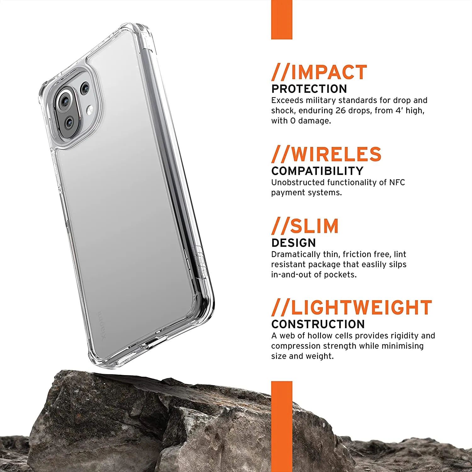 UAG - Xiaomi Mi 11 Lite / Mi 11Lite 5G Plyo Case - Ice