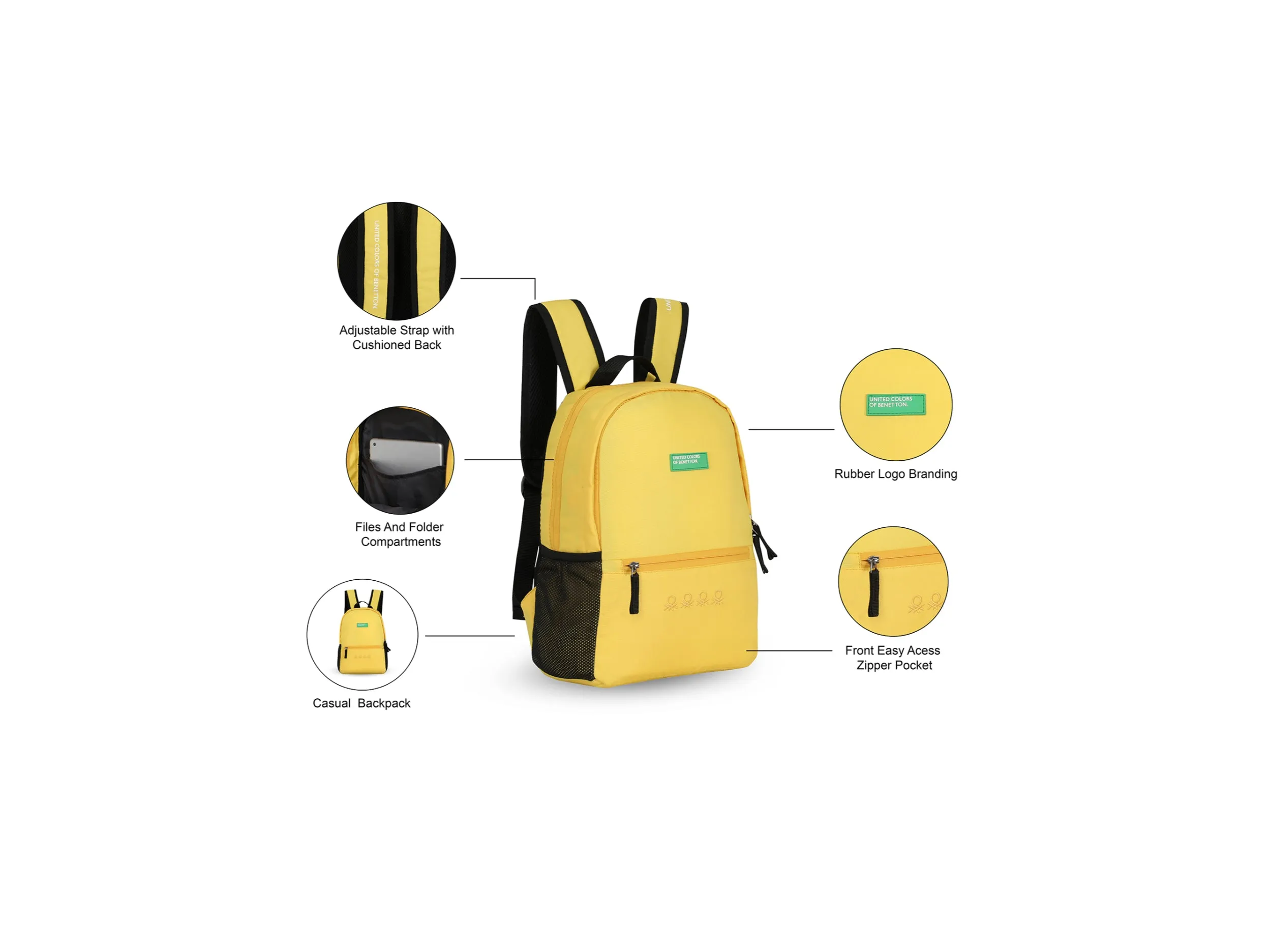 UCB CITRON NON LAPTOP BACKPACK
