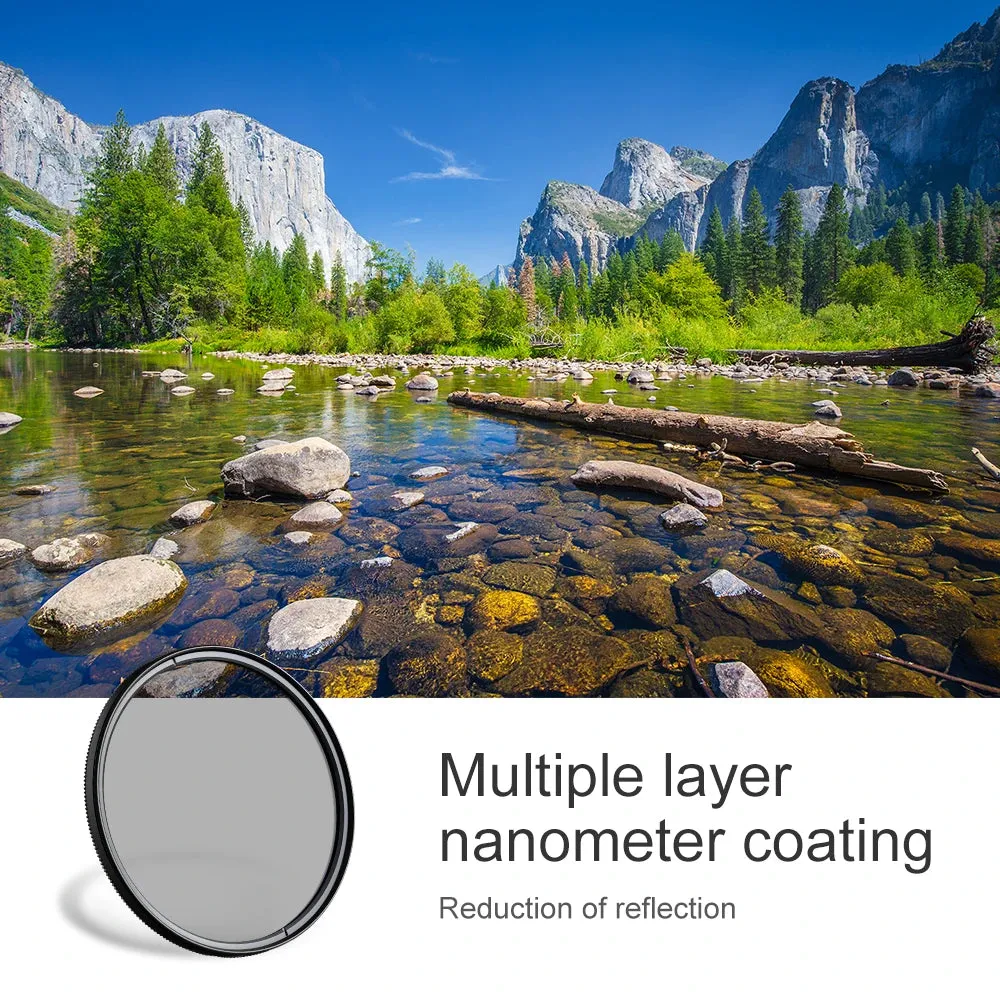 Ultra Slim Multi-Coated Circular Polarizer Camera Lens Filter