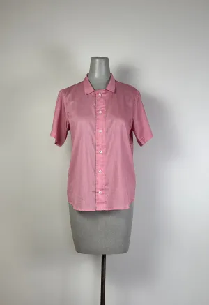 Uqnatu  ~  Pleat Sleeve Blouse - Rose Quartz