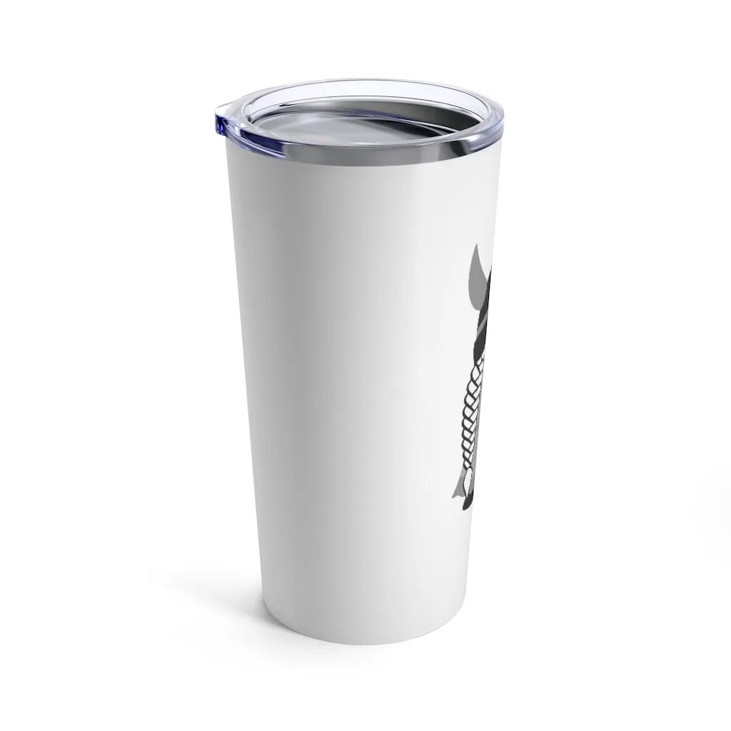 Viking Girl Gnome 20 oz Insulated Tumbler
