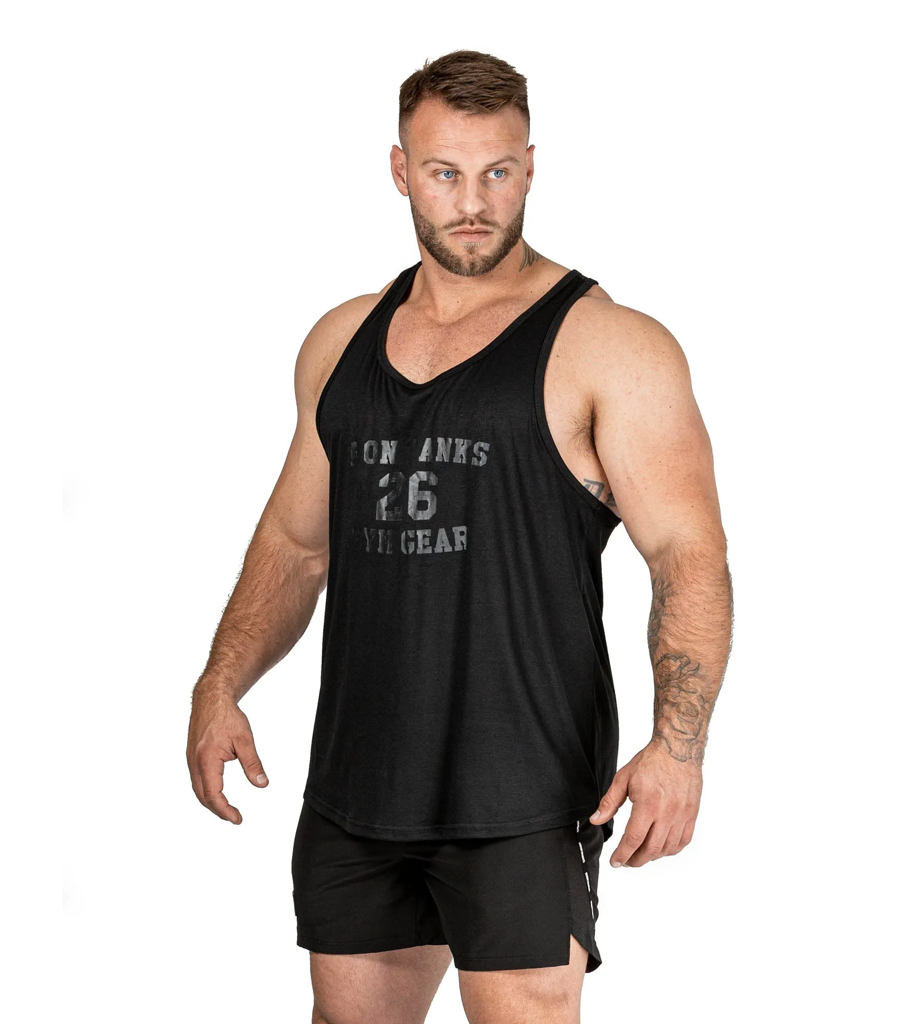 Vintage Singlet - Black