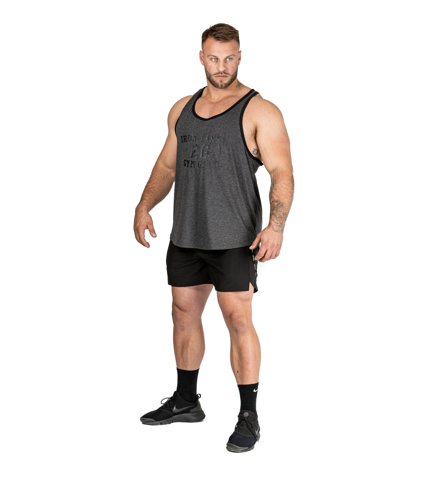 Vintage Singlet - Charcoal