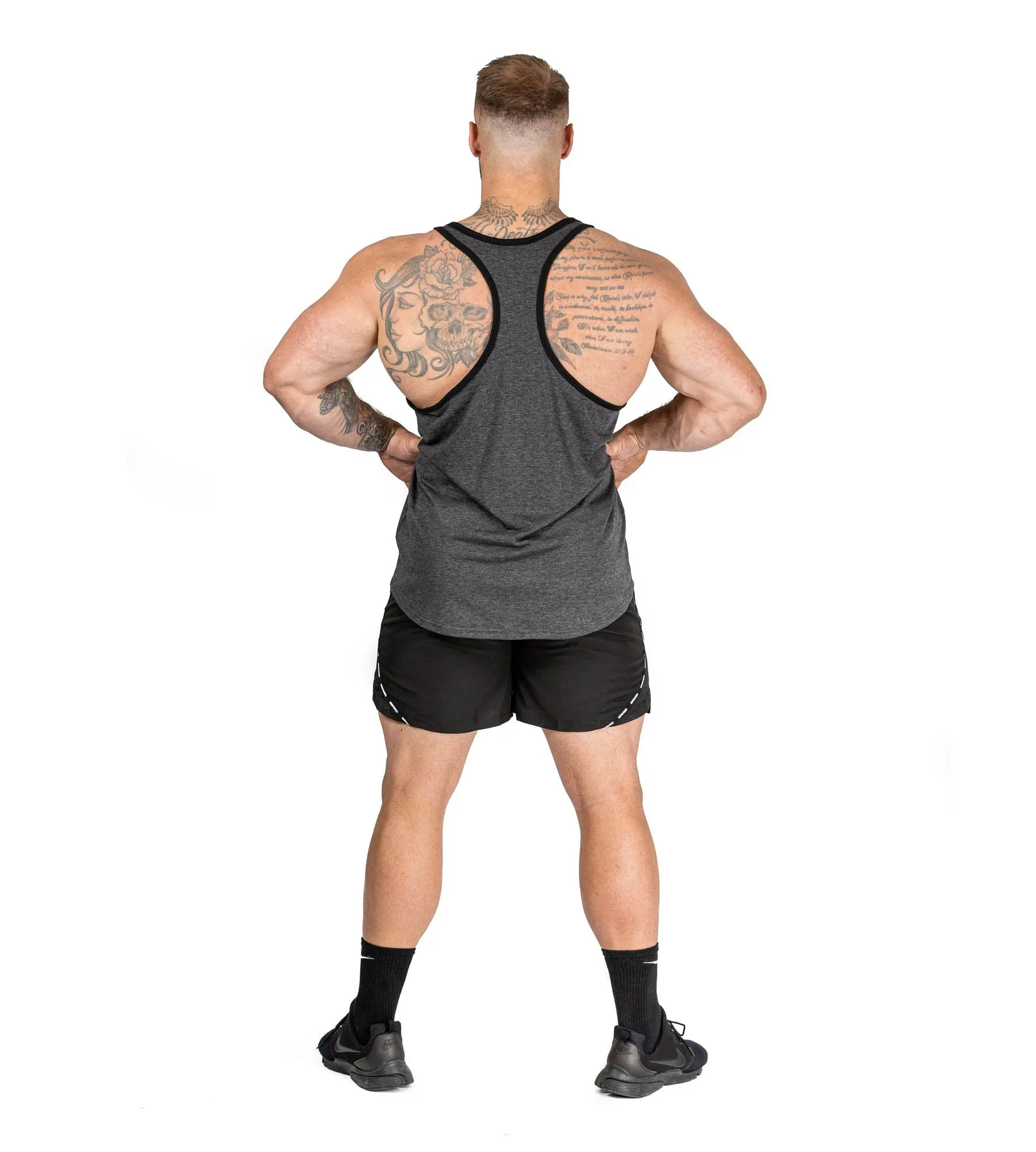 Vintage Singlet - Charcoal