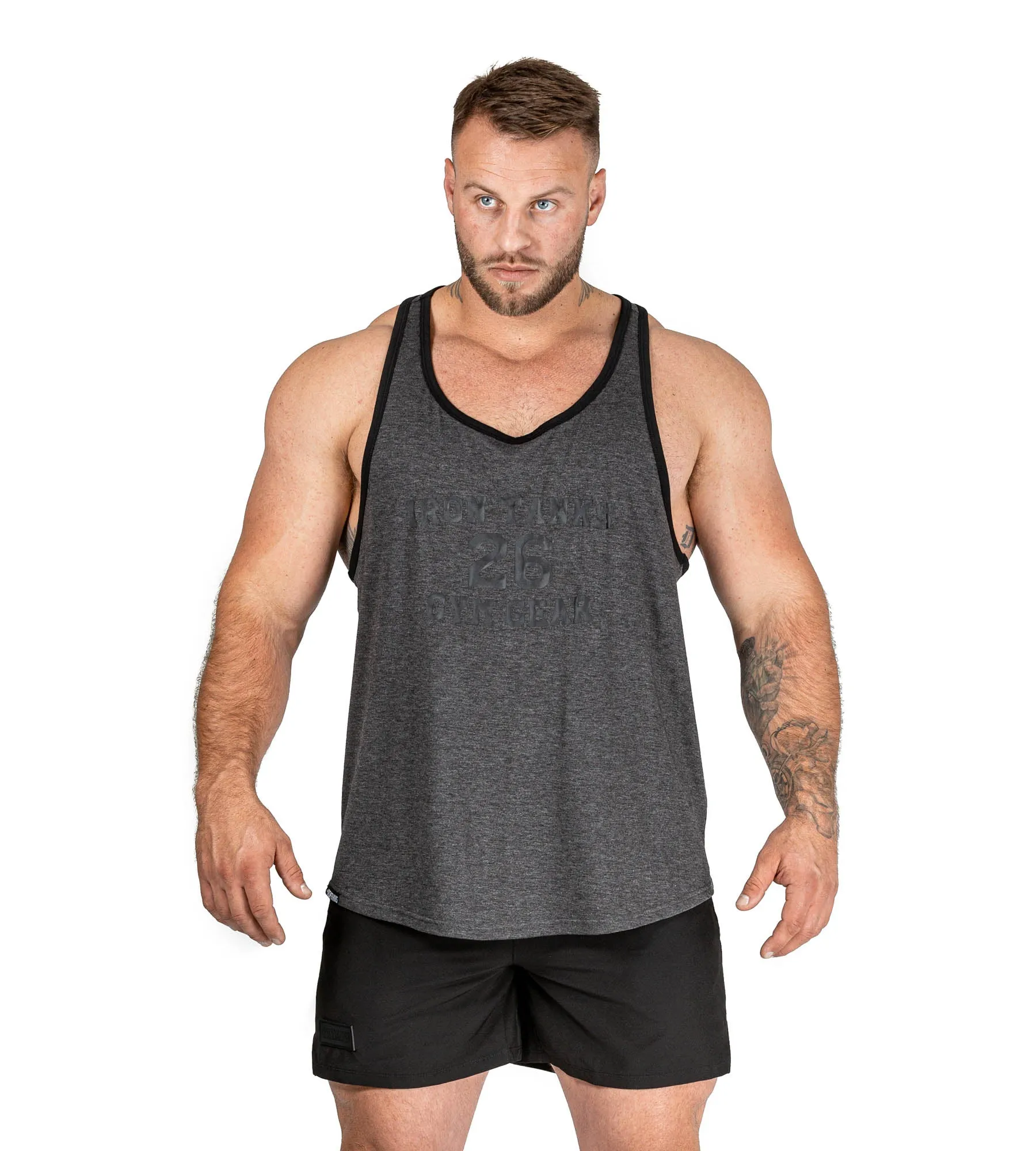 Vintage Singlet - Charcoal