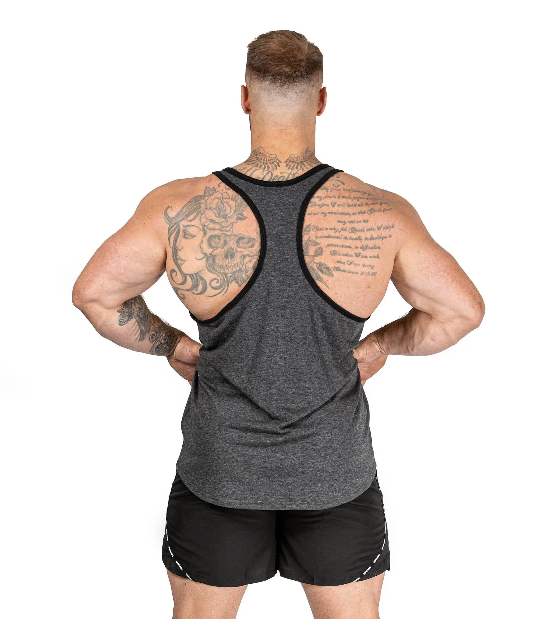 Vintage Singlet - Charcoal