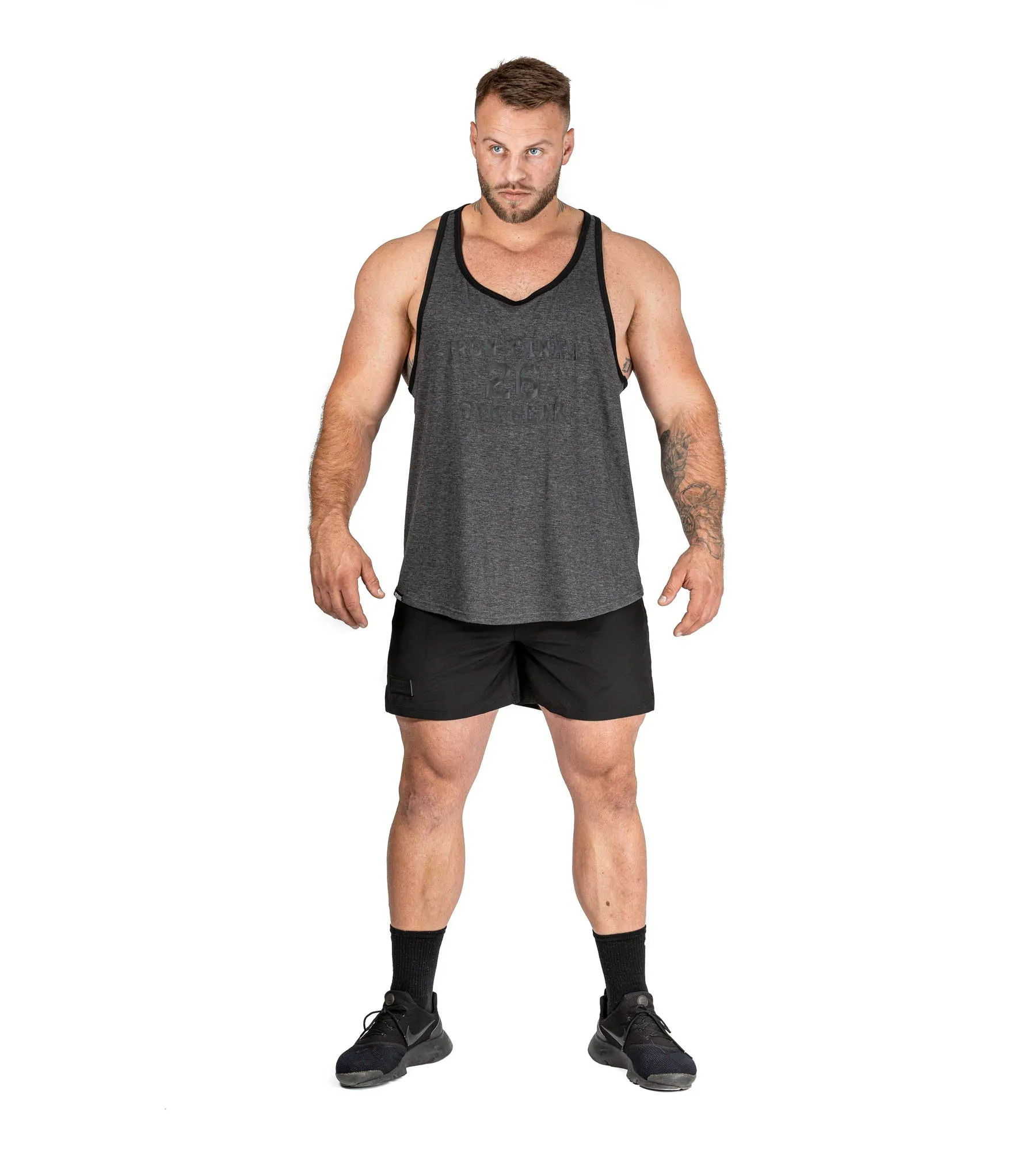 Vintage Singlet - Charcoal
