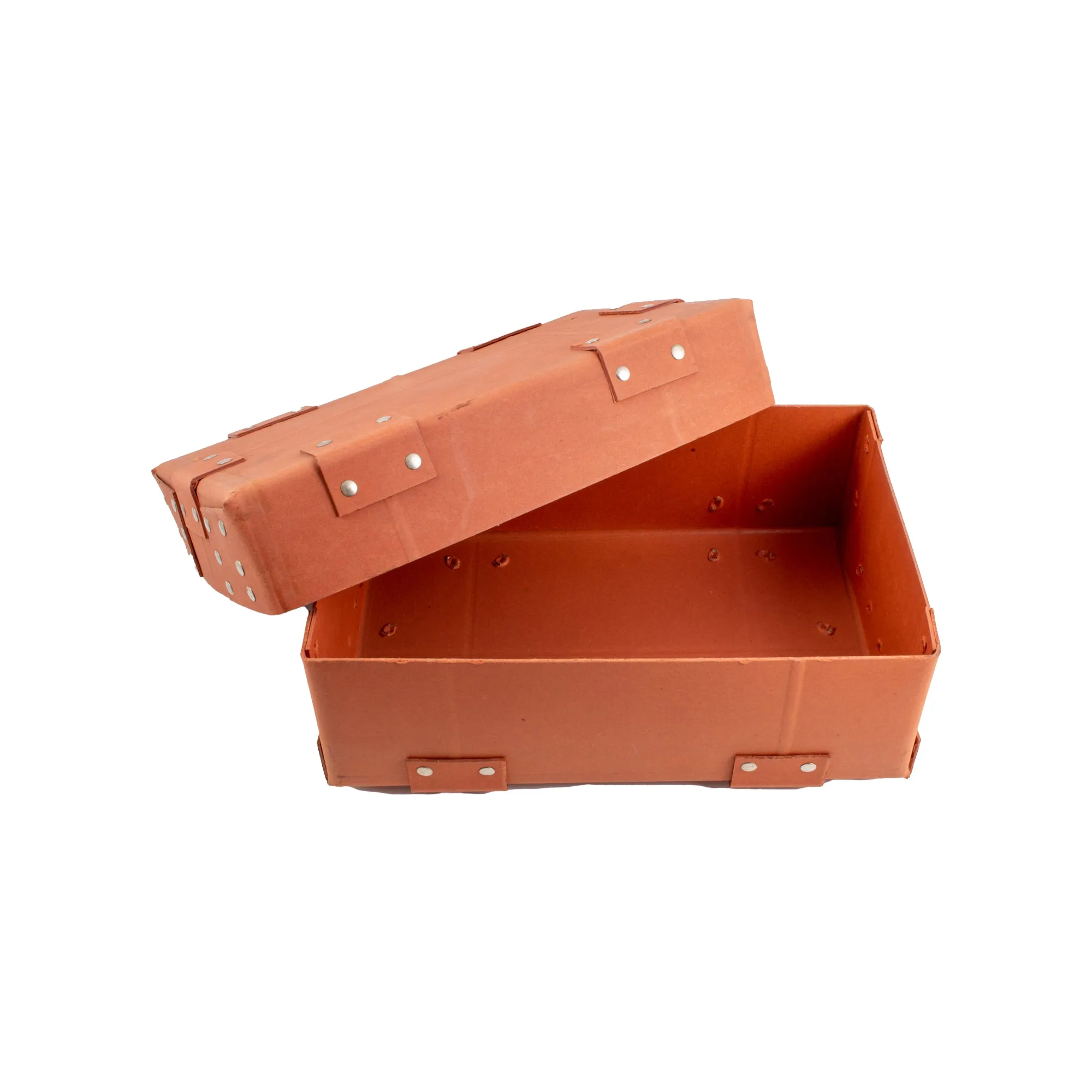 Vintage Studded Paper Boxes from a Belgian Atelier