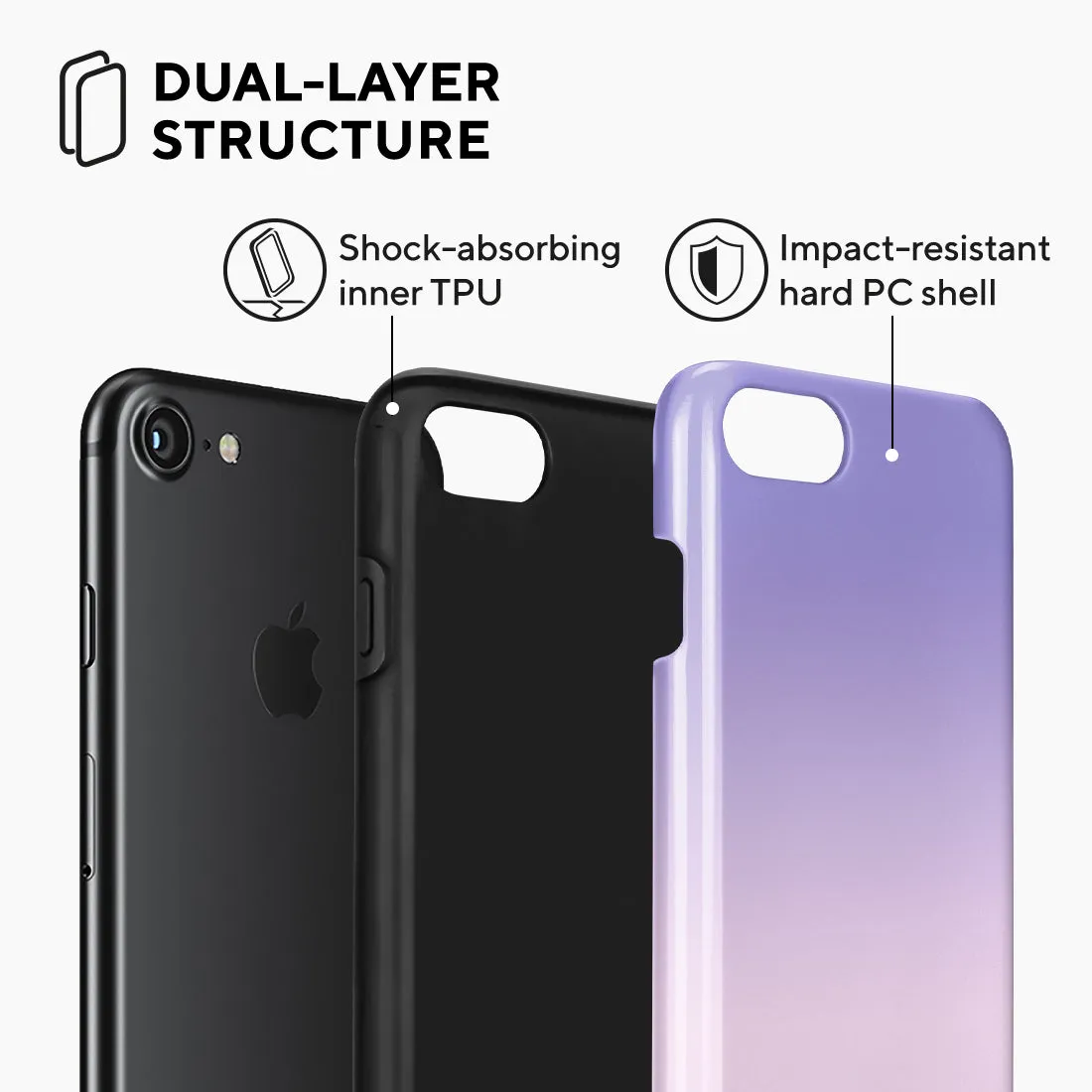 Violet Blue Pastel - iPhone SE3 / SE2 / 8 / 7 Case