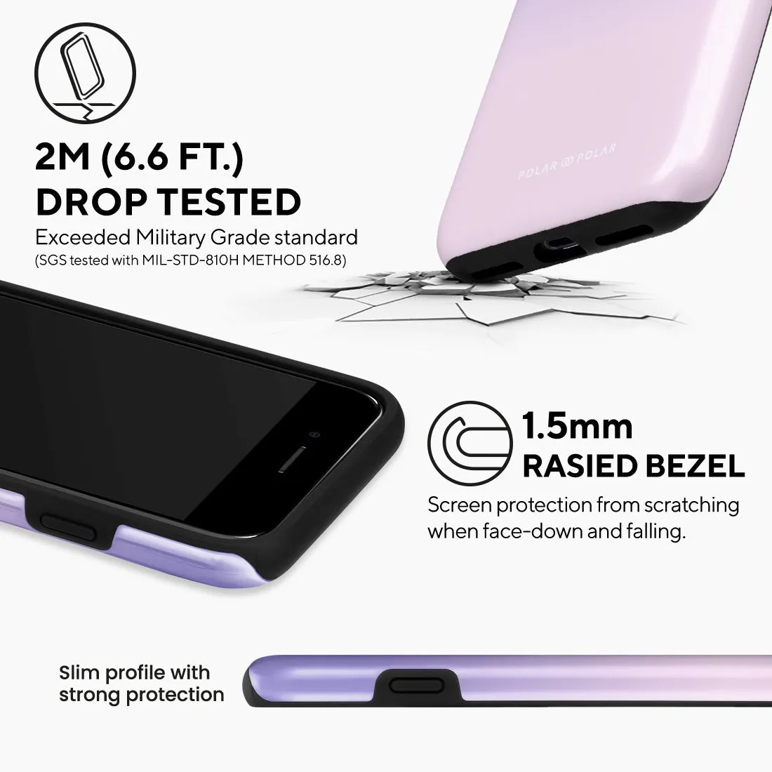Violet Blue Pastel - iPhone SE3 / SE2 / 8 / 7 Case