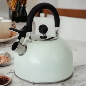 Voche 2.5L Cream Stainless Steel Stovetop Whistling Kettle