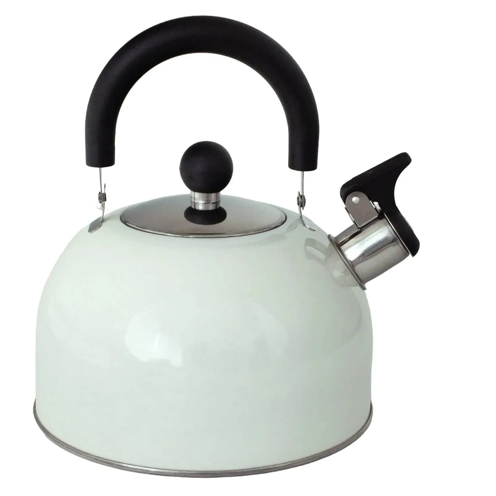 Voche 2.5L Cream Stainless Steel Stovetop Whistling Kettle