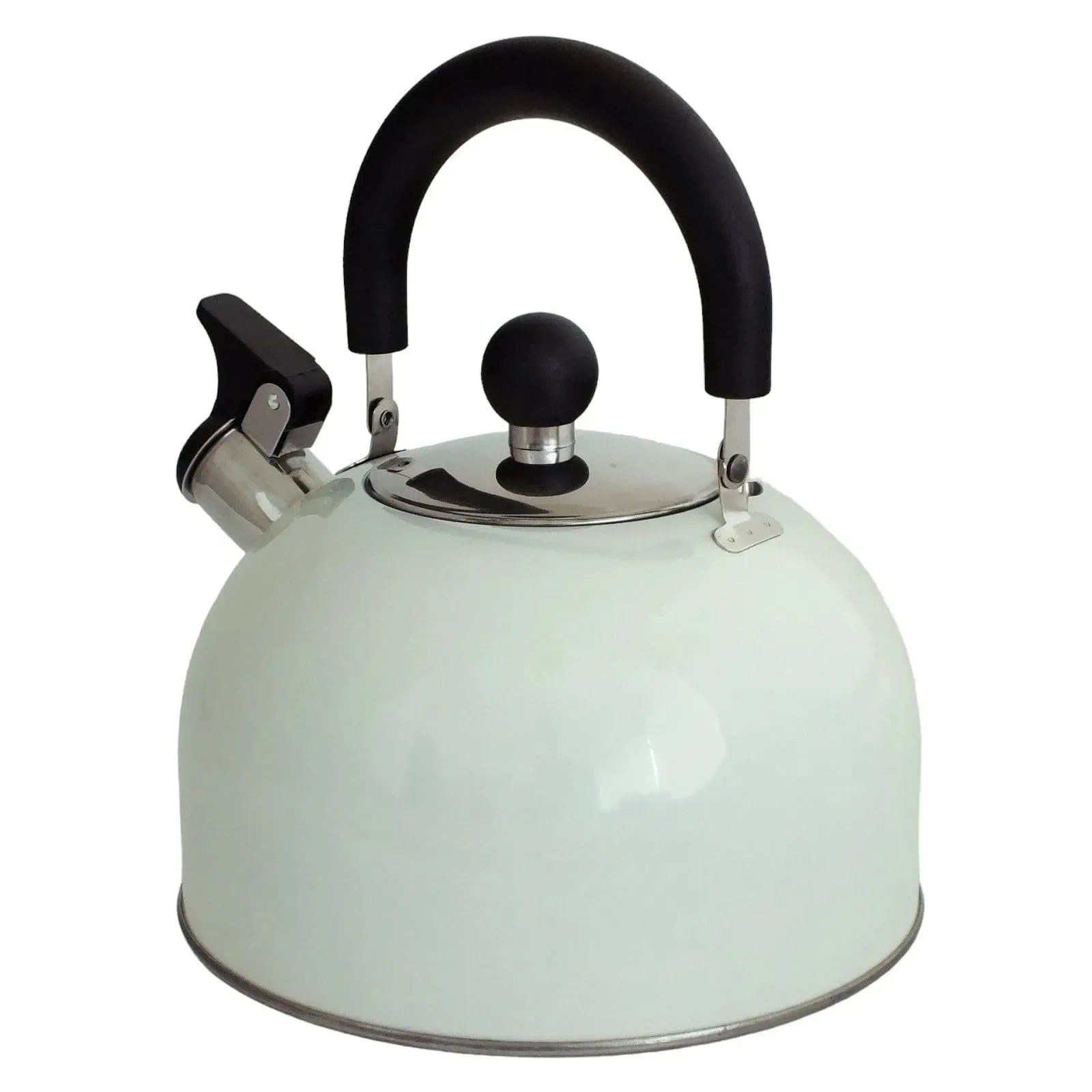 Voche 2.5L Cream Stainless Steel Stovetop Whistling Kettle