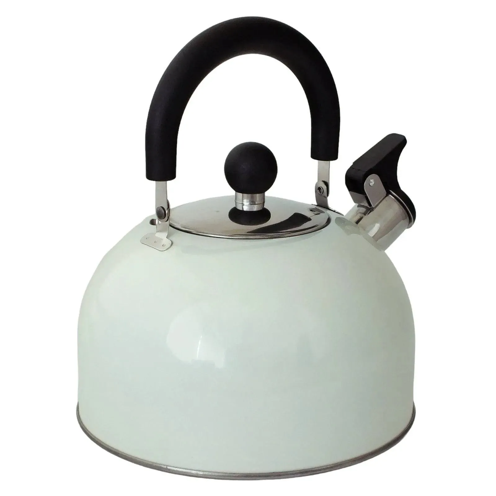 Voche 2.5L Cream Stainless Steel Stovetop Whistling Kettle