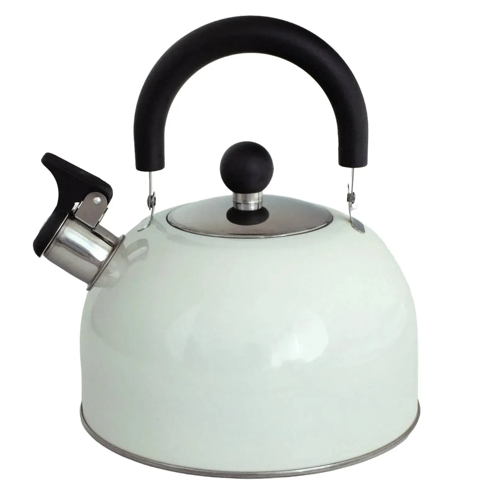 Voche 2.5L Cream Stainless Steel Stovetop Whistling Kettle
