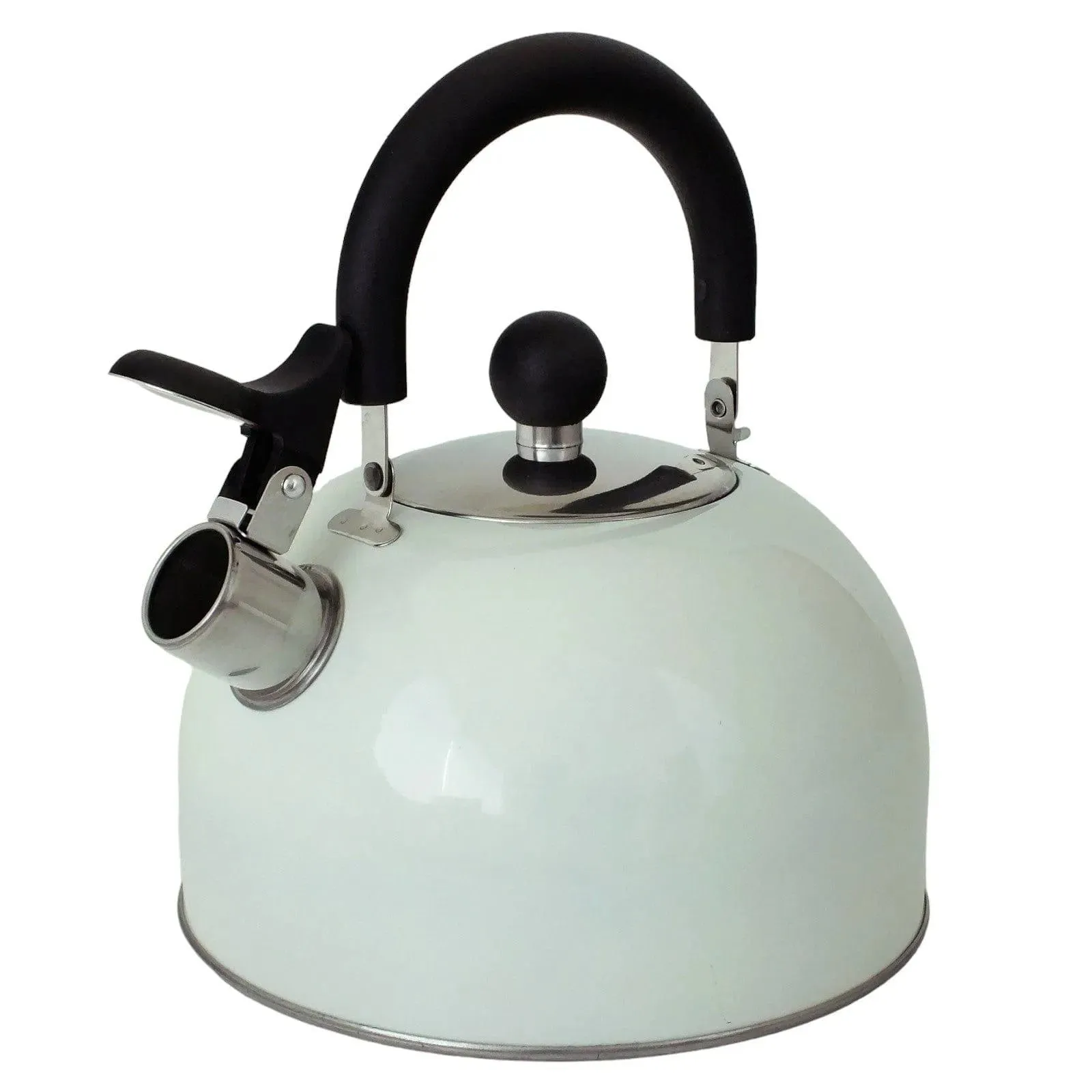 Voche 2.5L Cream Stainless Steel Stovetop Whistling Kettle